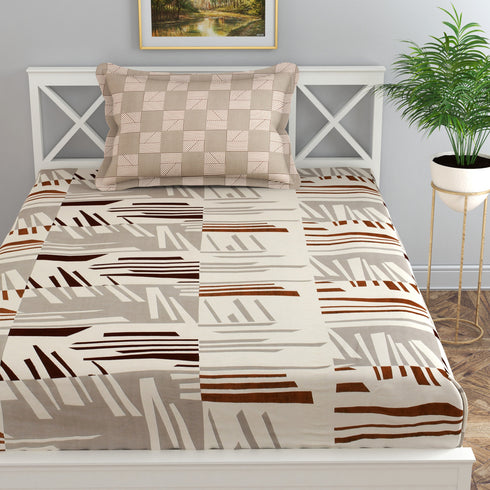 Reeva Fitted Bed Sheet Set with Pillow Covers by Florida